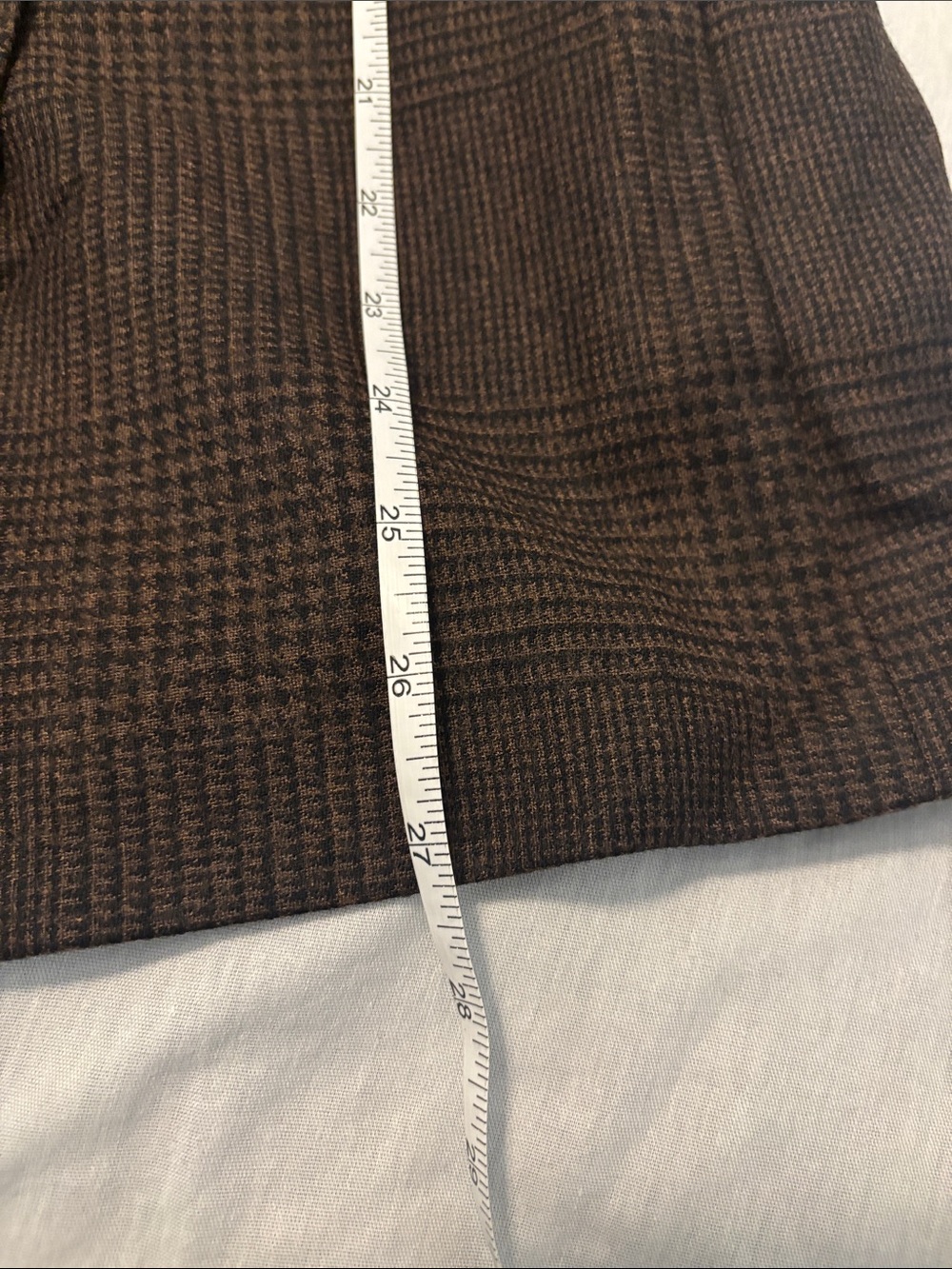 J.Crew Double-Breasted Blazer Wool Blend Chocolate houndstooth plaid SZ 8 NWT - Picture 8 of 12